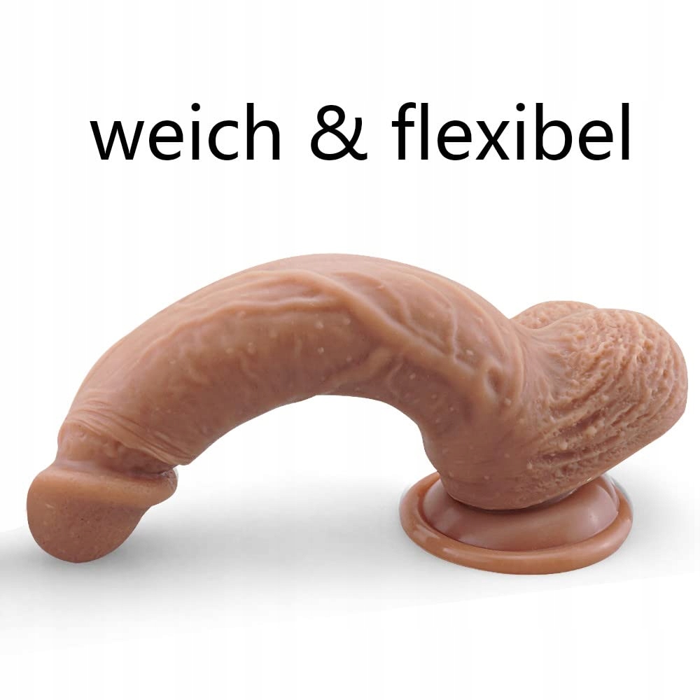 UMSCHNALL Strap On Dla Kobiet Realistyczny Dildo Silikonowy Dla Par — miniatura 8