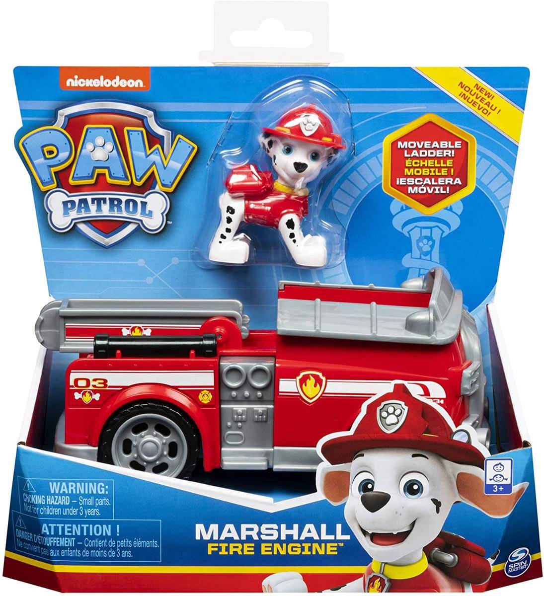 

Psi Patrol Pojazd wóz strażacki figurka Marshall