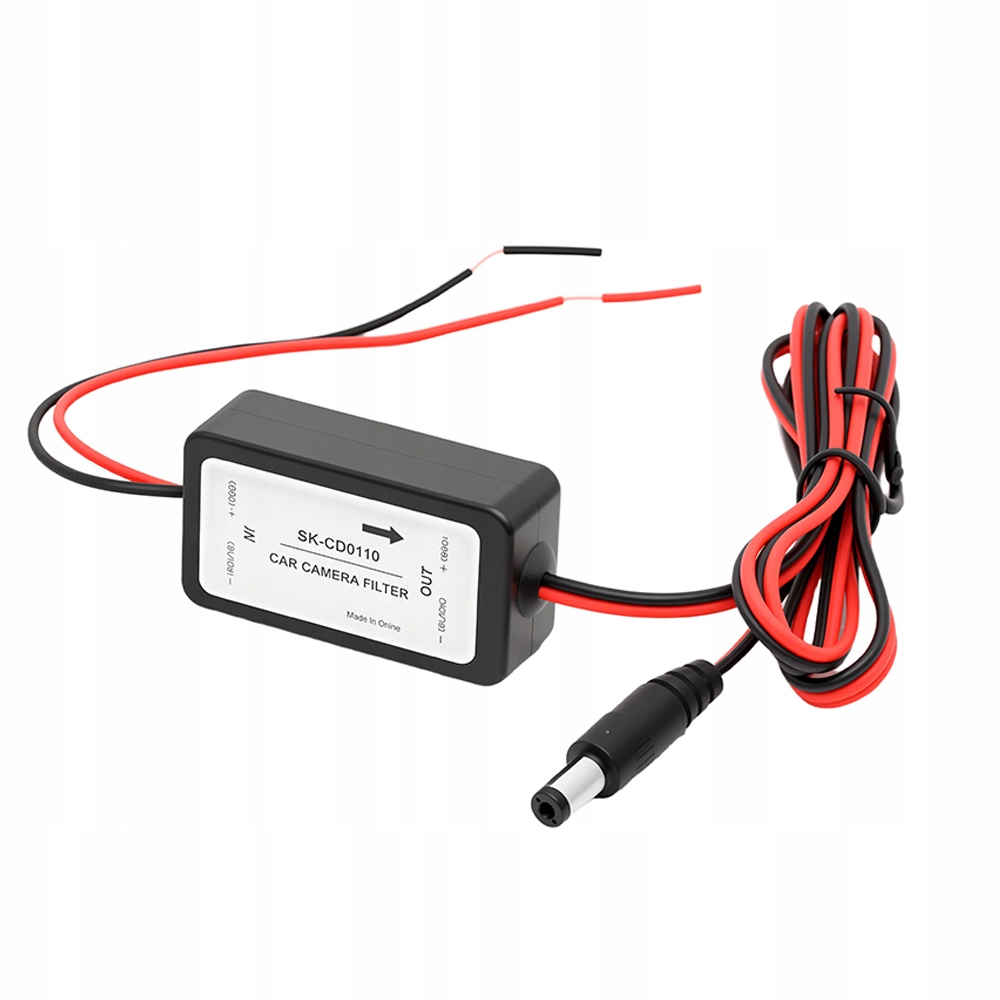 Filtr przeciwzakłóceniowy do kamery cofania 12V 47x25x15mm