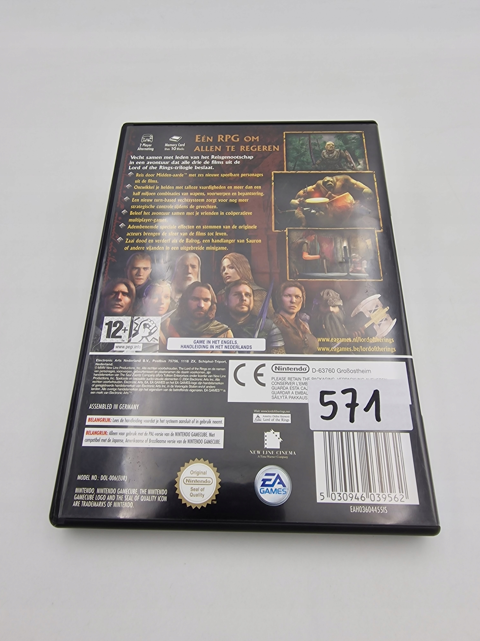 THE LORD OF THE RINGS THE THIRD AGE Producent Nintendo