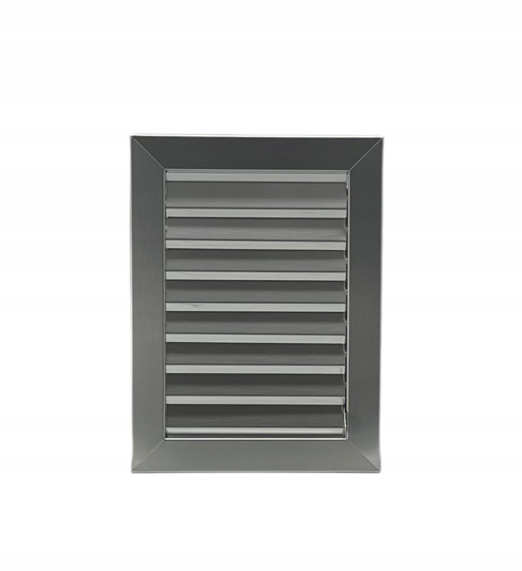 Ventilační mřížka uzavíratelná 14x20 cm, kovová, nerez