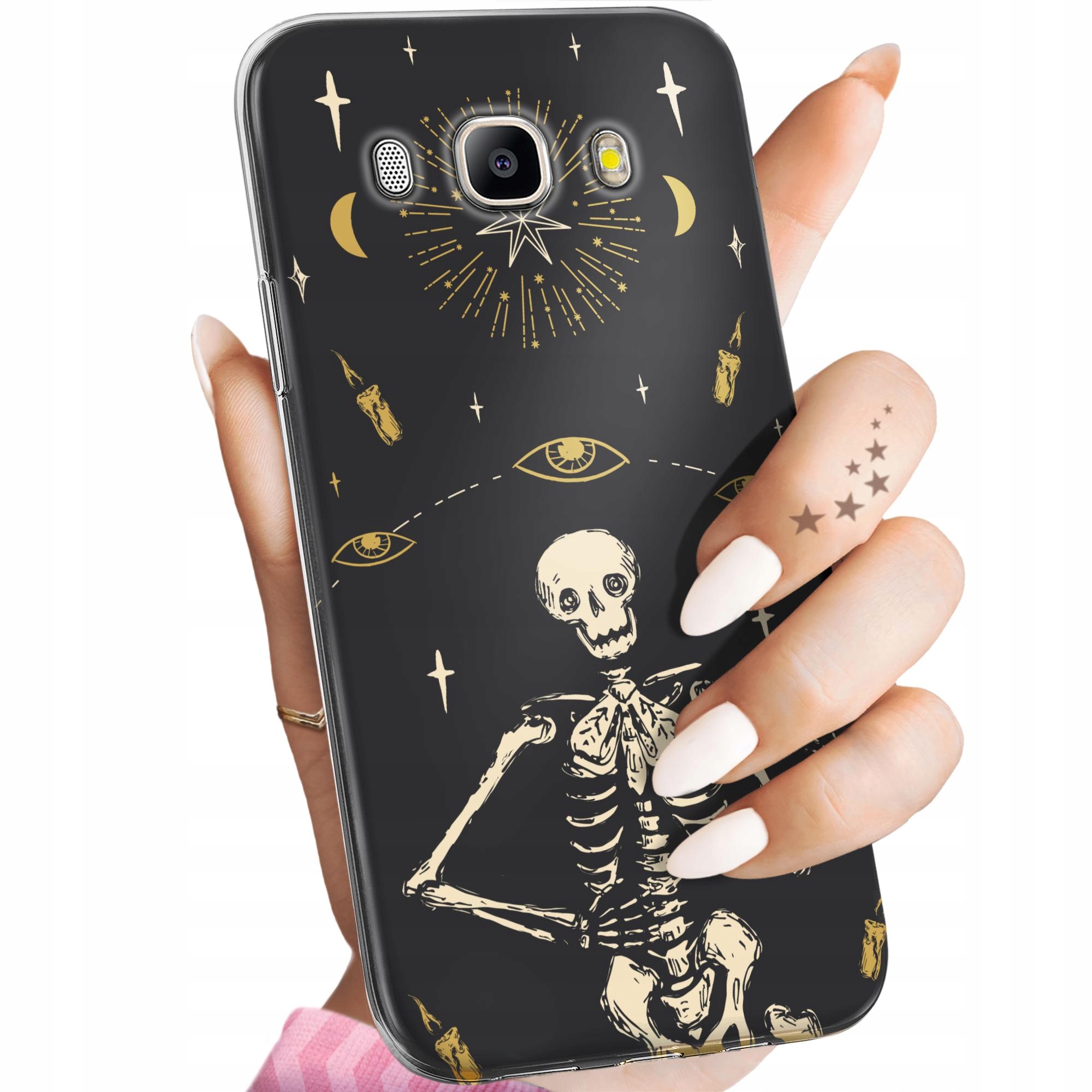 Etui Do Samsung J5 2017 J530 Czaszka Szkielety Memento Mori Gotyk