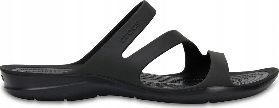 Crocs Swiftwater 203998-060 W7 37-38 černé dámské nazouváky k bazénu