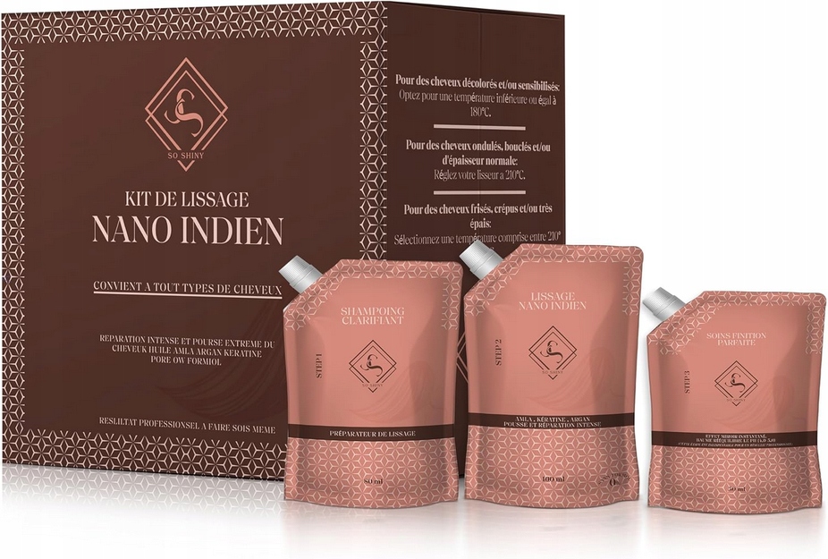 So Shiny Nano Indien Zestaw do prostowania włosów