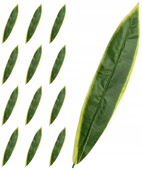 

12x Liść Sztuczny Dracena Gałązka Dekoracyjna