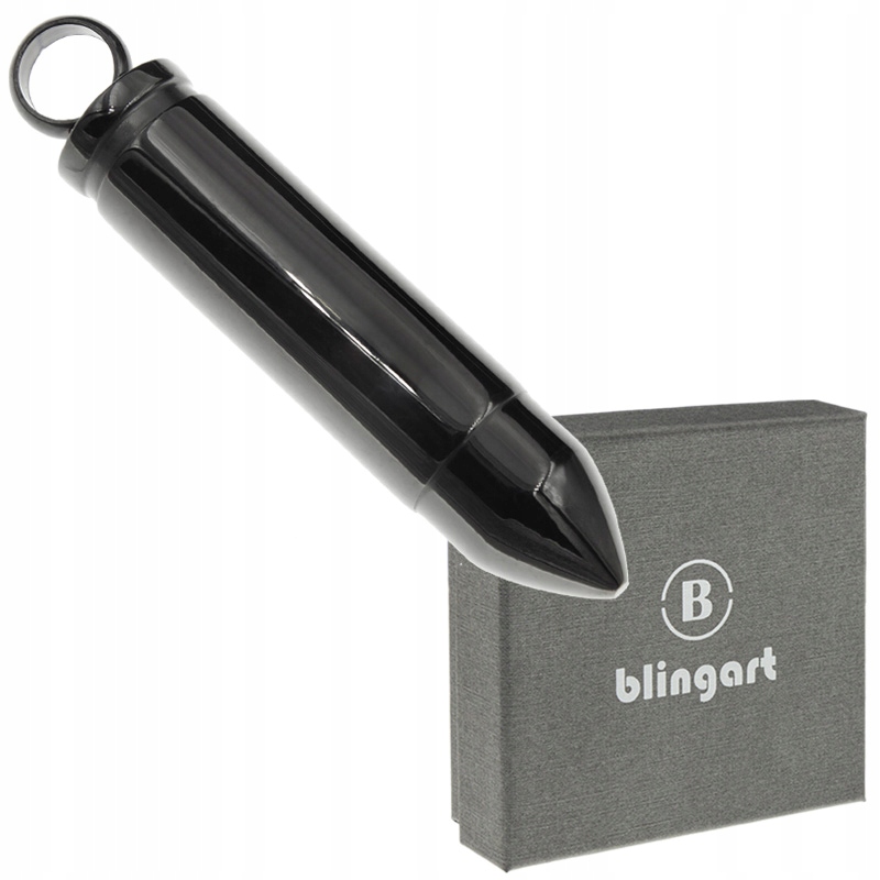 Zawieszka MĘSKA stalowa NABÓJ pocisk sekretnik