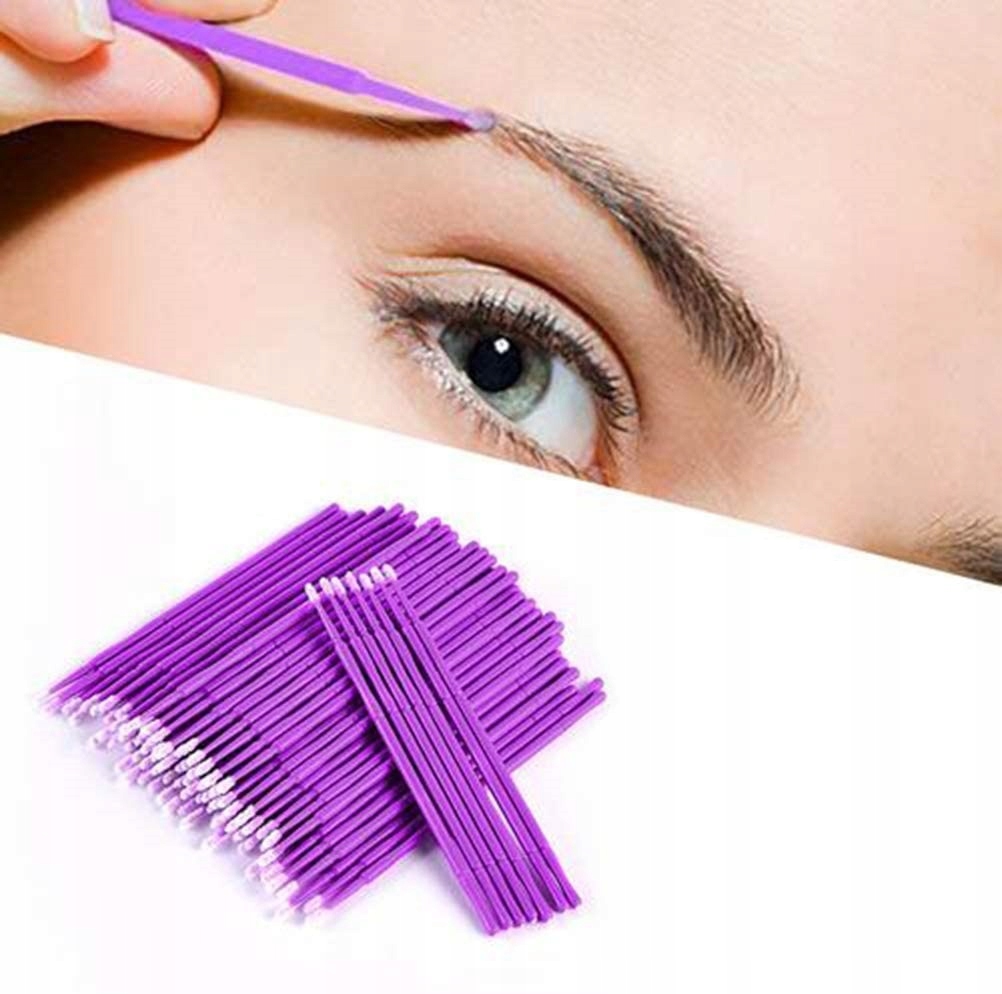 PĘDZELKI MIKRO APLIKATORY PREMIUM MAŁE 100SZT Marka inna marka