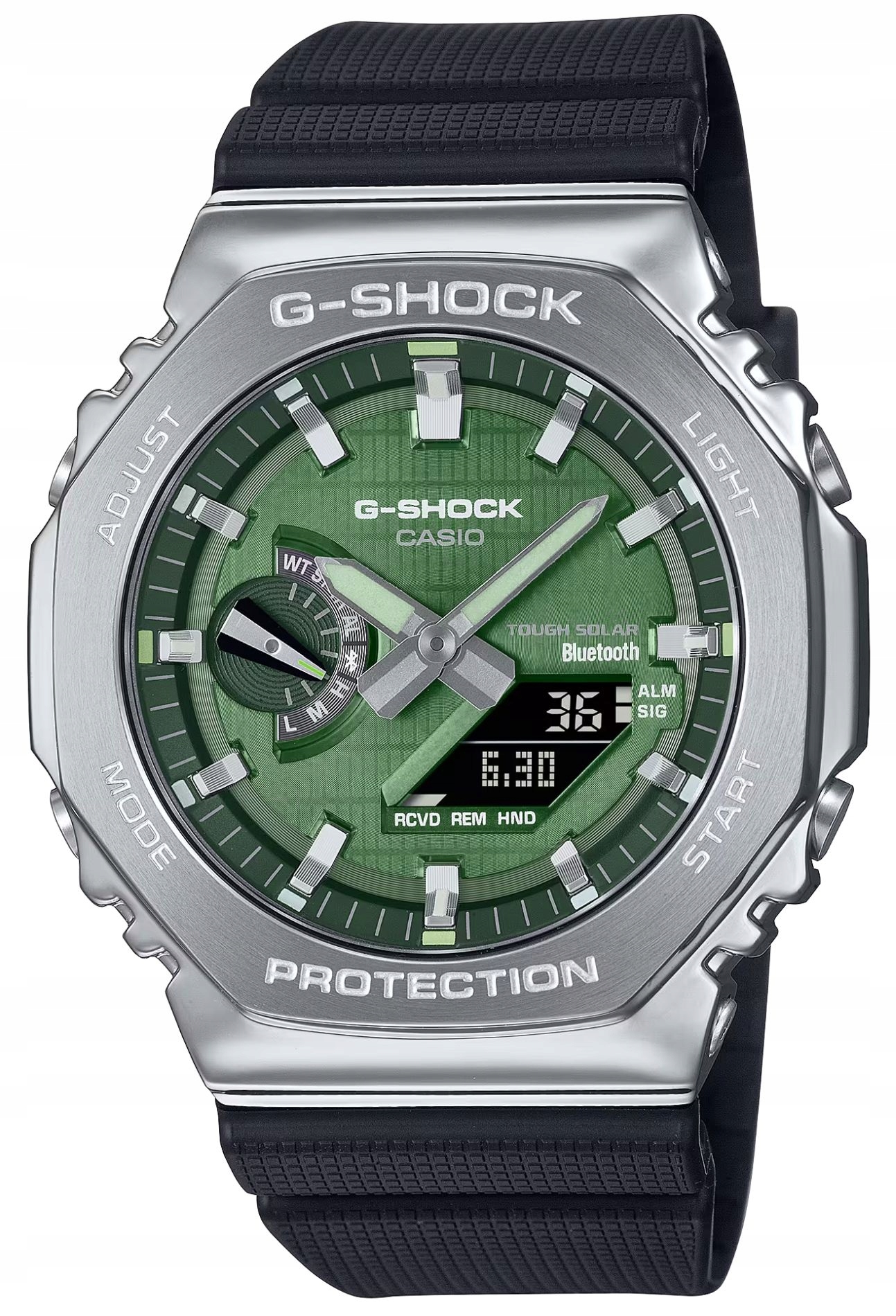 Sportovní pánské hodinky Casio G-Shock Steel GBM-2100A se solární baterií