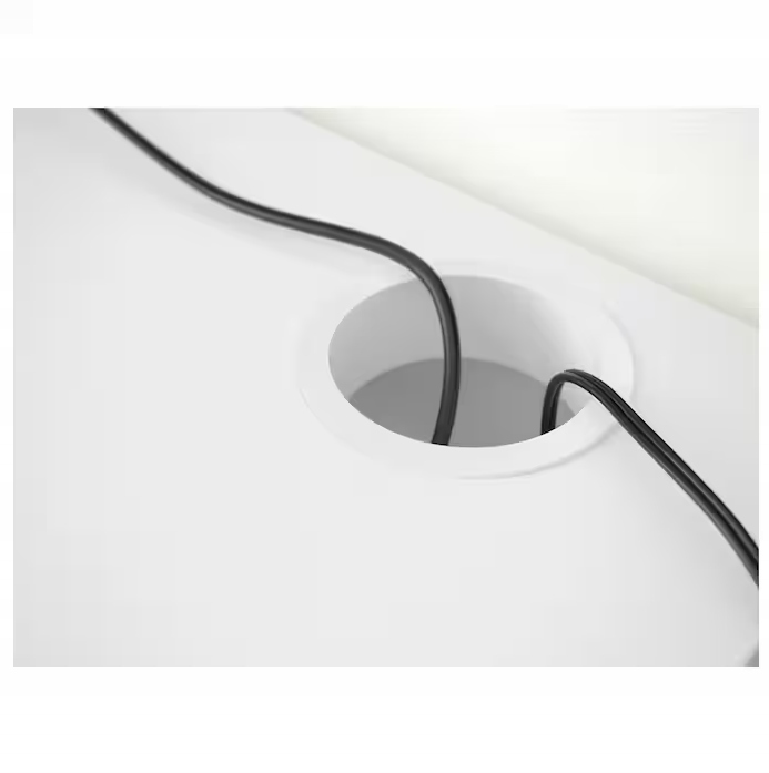 IKEA MICKE Biurko, biały, 142x50 cm Kolor mebla biały