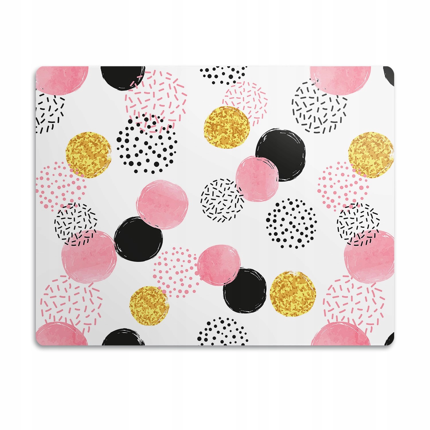 Ochranná podložka pod misku Geometrické puntíky 60x40