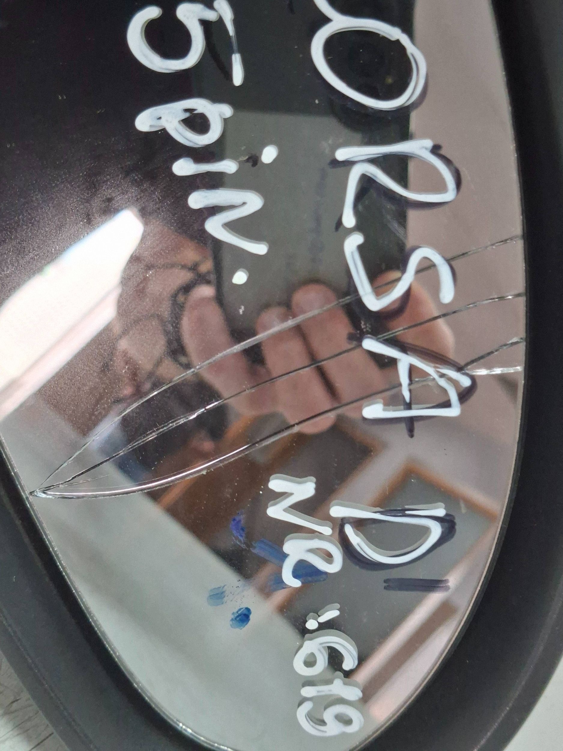 mirror right 5 vertical OPEL CORSA D 2006