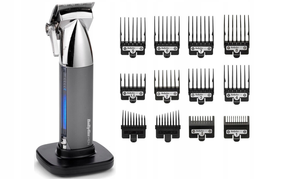 Maszynka do strzyżenia BaByliss Super-X Metal E996E 10 nasadek 2 prowadnice