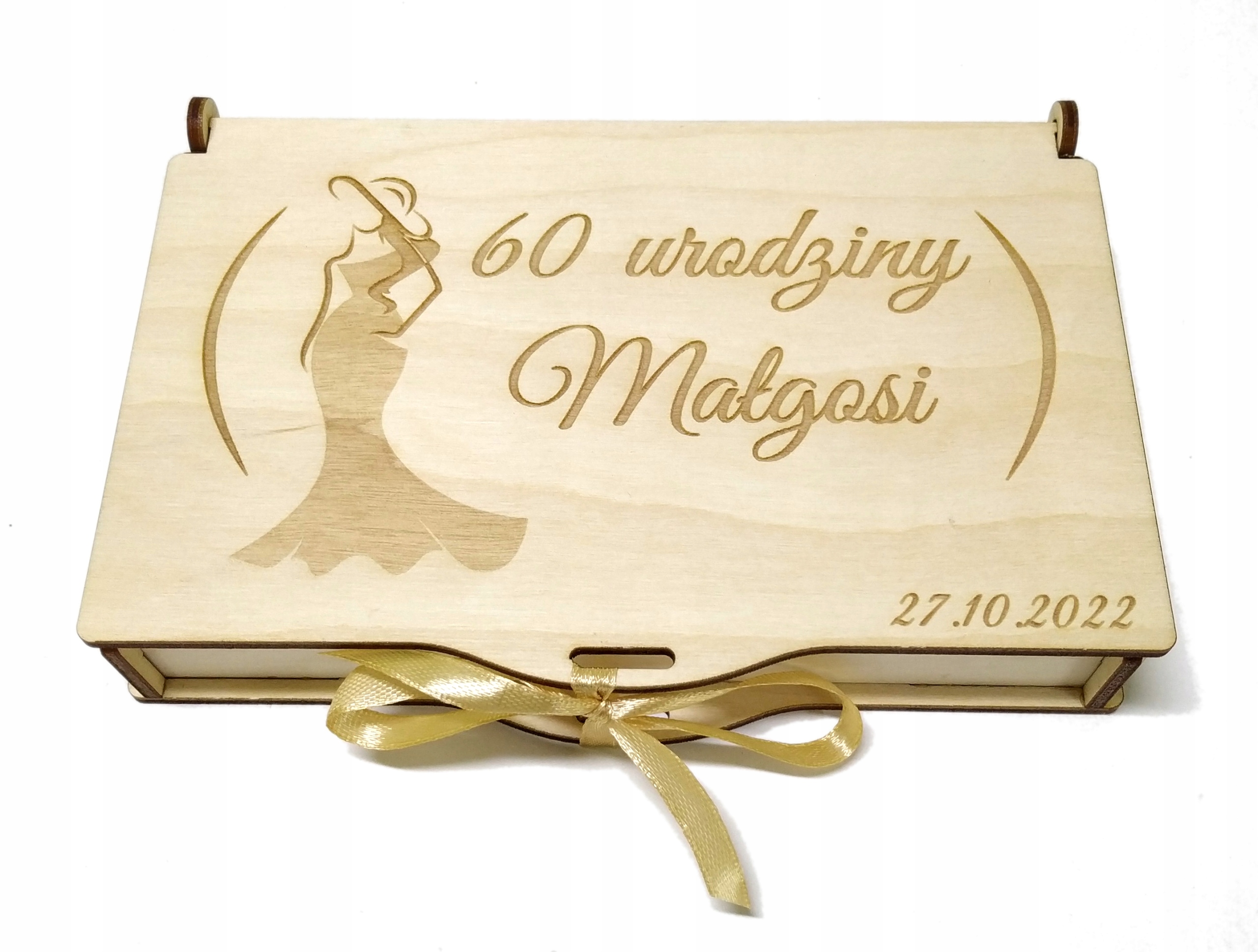 

Pudełko na pieniądze 60te urodziny 40 50