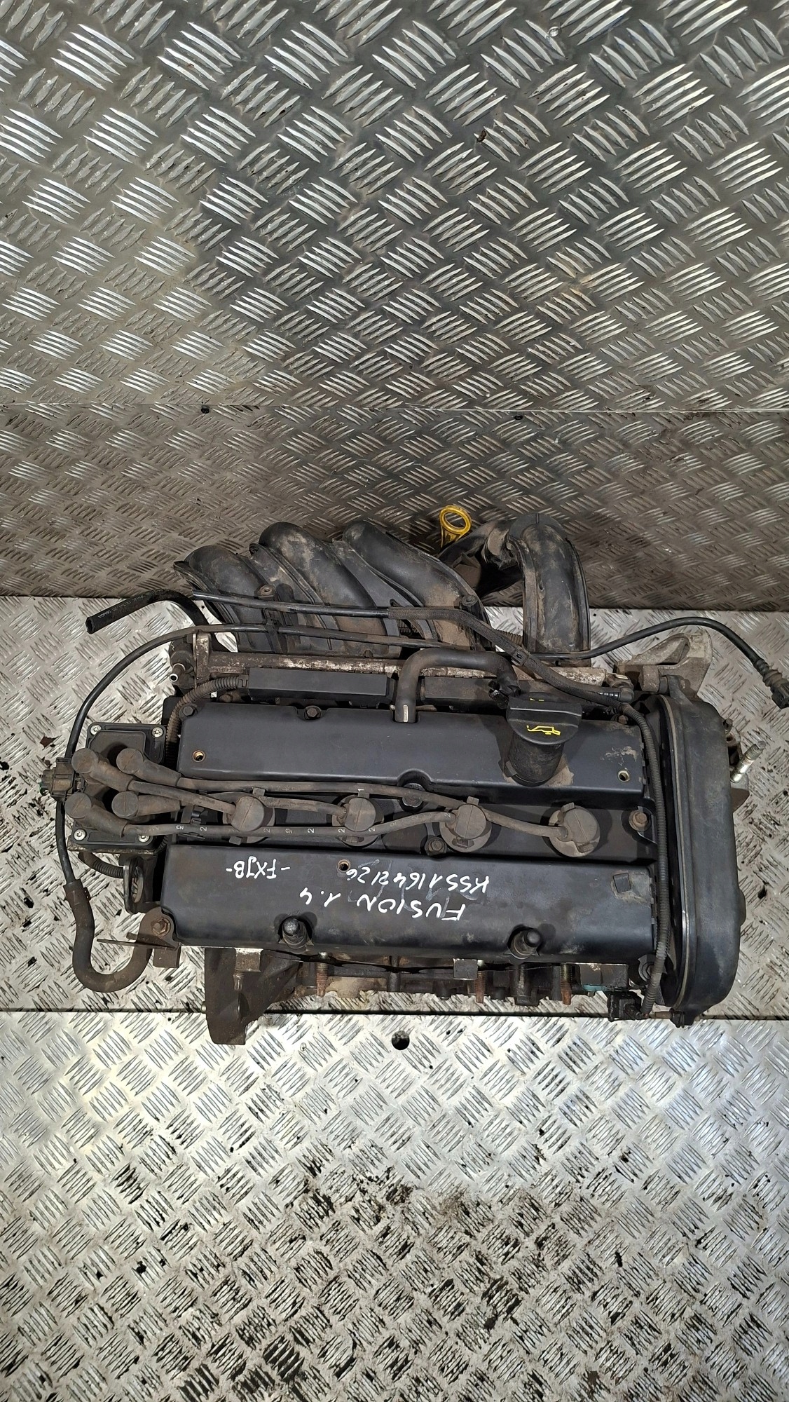 engine unprotected pillar FORD FUSION 1.4 FXJB