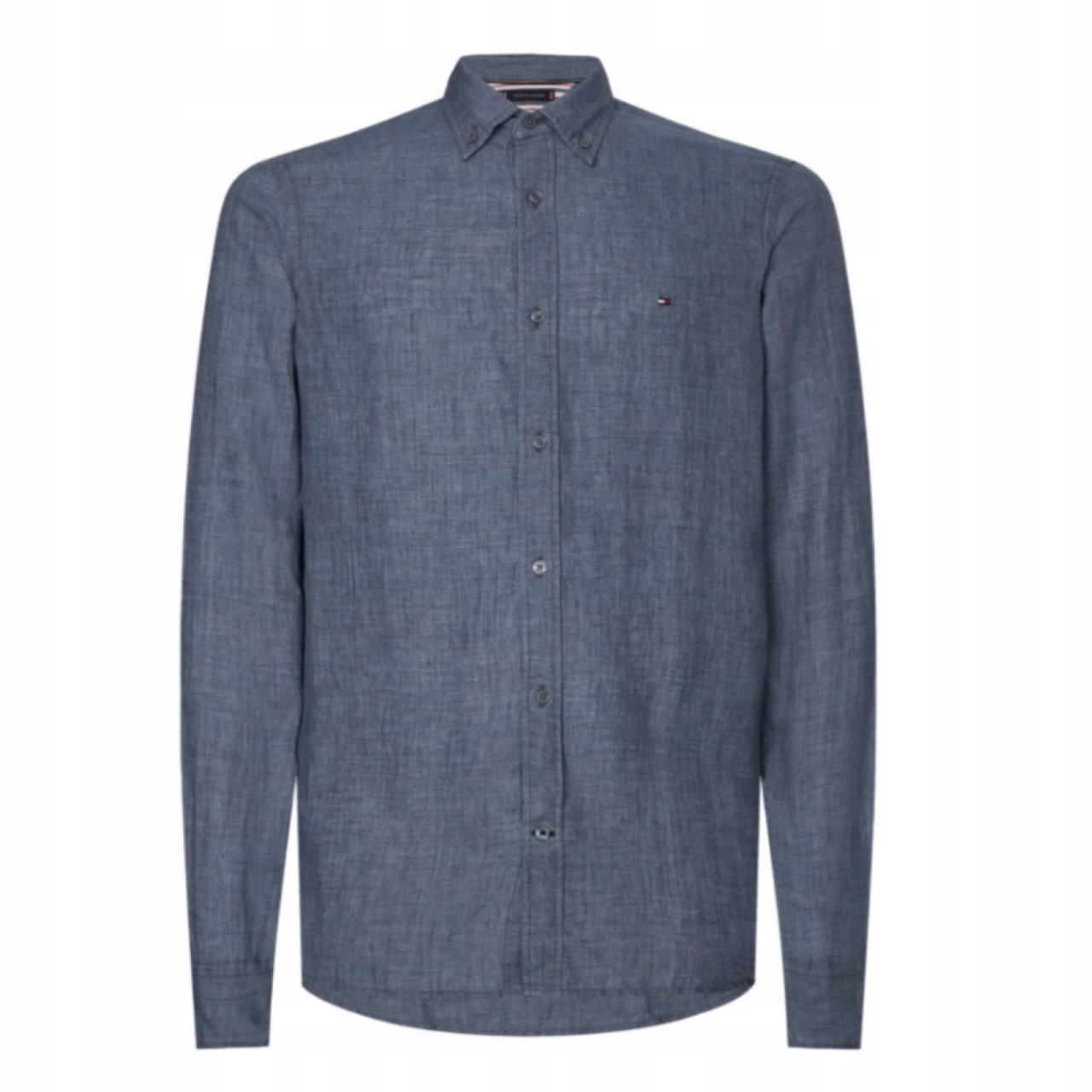 -33% Tommy Hilfiger Pánská Lněná Košile Pigment MW0MW23147 Šedá M