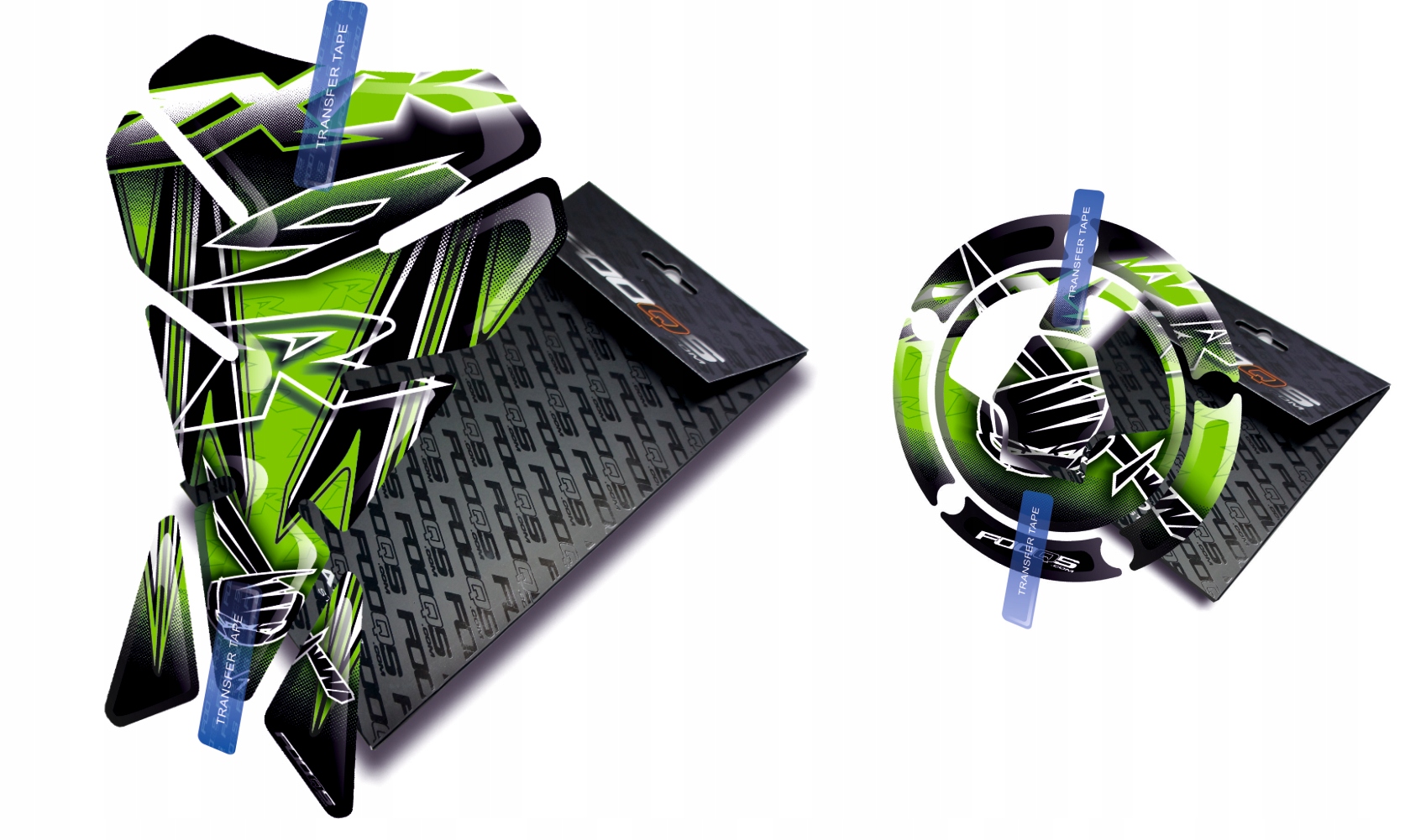 Tank-pad Cap-pad V1 od firmy Fooqs pro Kawasaki ZX-9-R Zelený