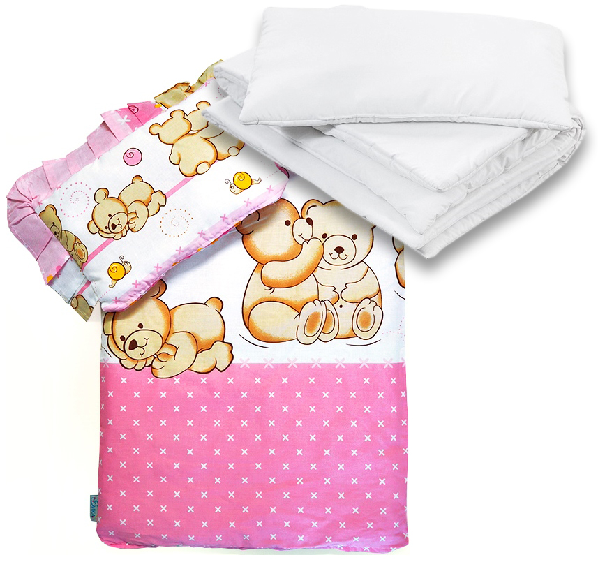 Pościel do Wózka Gondoli Kołyski Dostawki Kosza 100% BAWEŁNA z Wypełnieniem