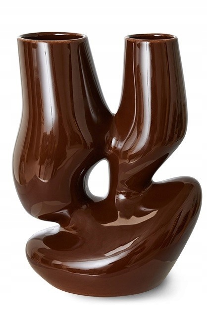 Váza Espresso, organická, hnedá, HKliving