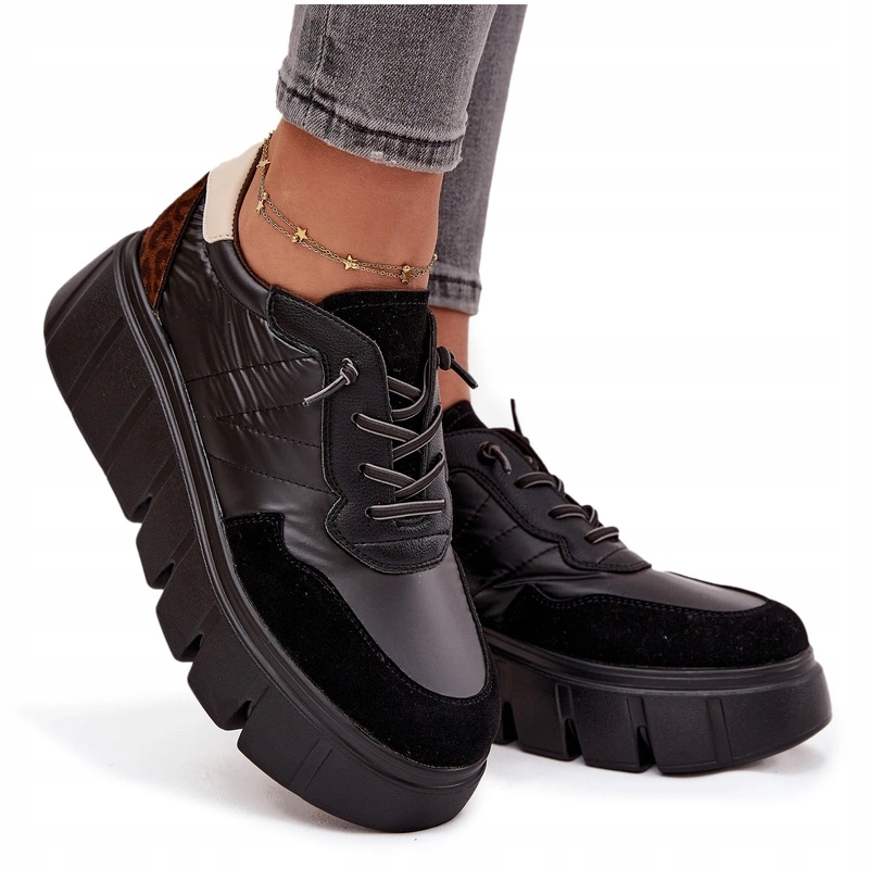 Dámské Sportovní Tenisky Na Platformě Vinceza 58565 Černé 40