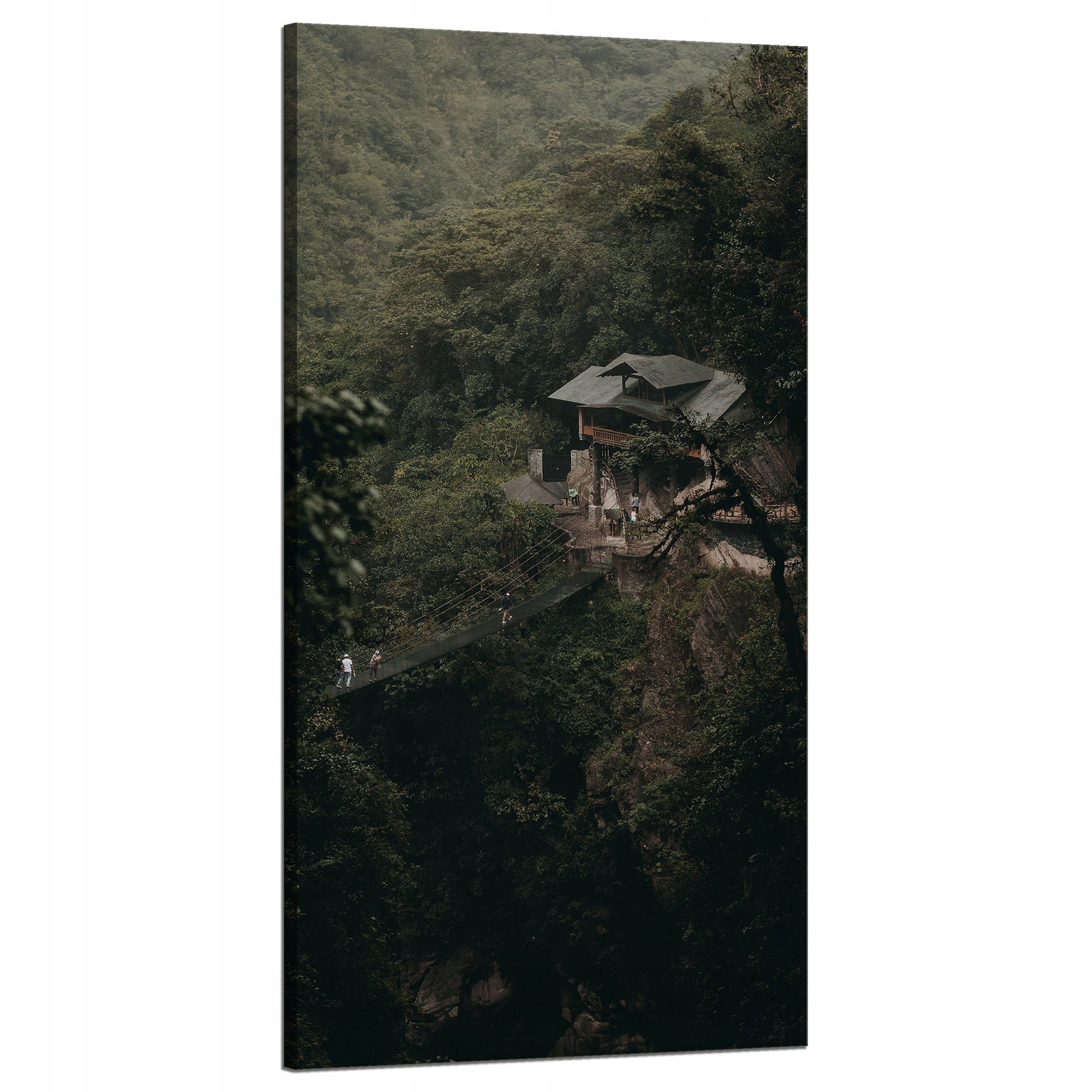 Obraz na plátně Příroda Dům na svahu hory 60x120