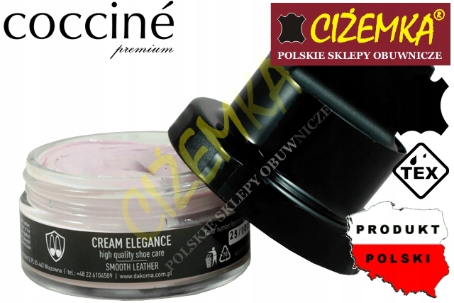 COCCINE CREAM ELEGANCE PASTA BUTÓW 25 RÓŻOWY Kod producenta CREAM ELEGANCE