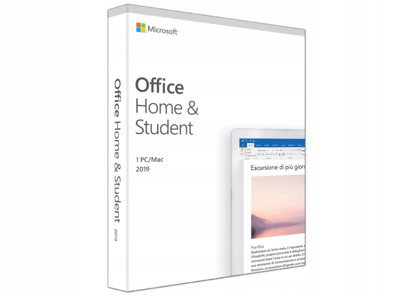 Microsoft Office Home & Student 2019 Box