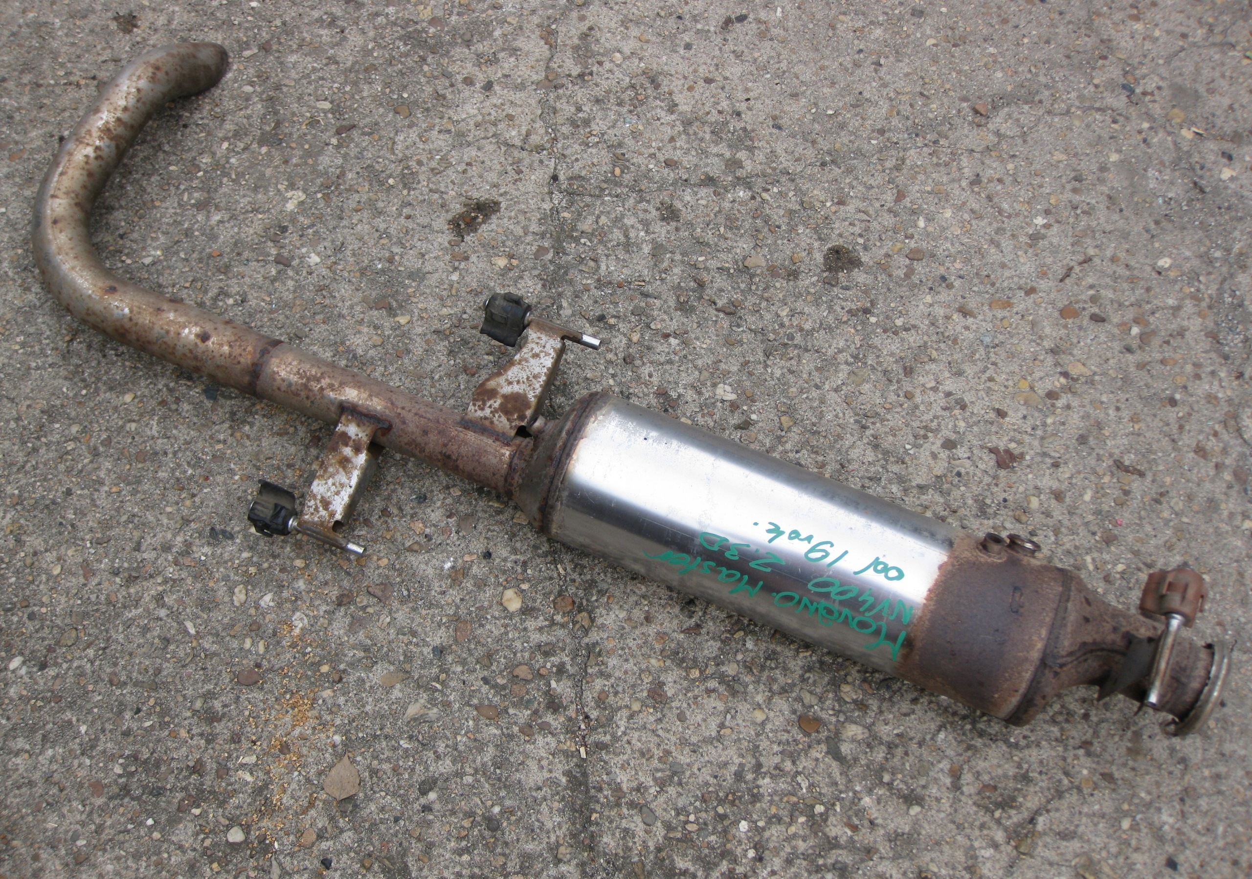 RENAULT MASTER III LIFT 2.3DCI TLUMIK catalyst DPF exhaust pipe 201005105R