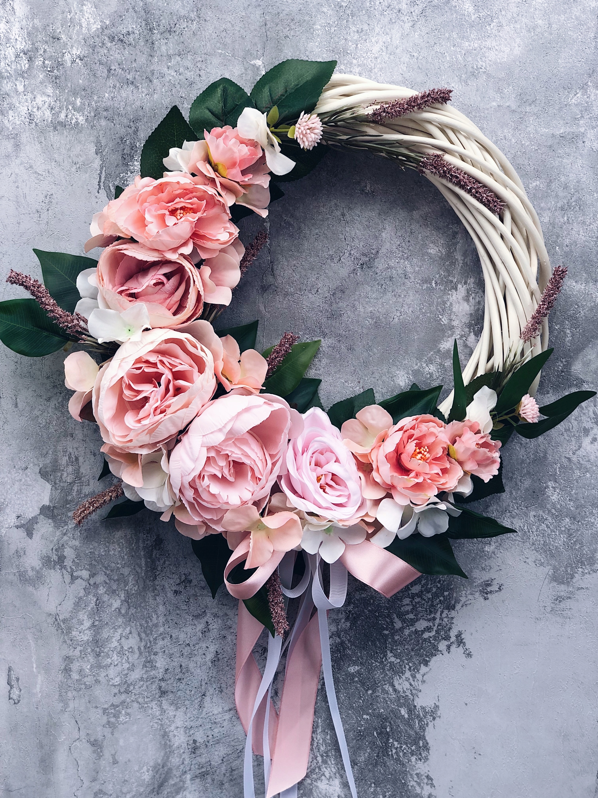 WIANEK NA DRZWI STROIK WIENIEC PEONIE KWIATY STÓŁ Kod producenta WK261