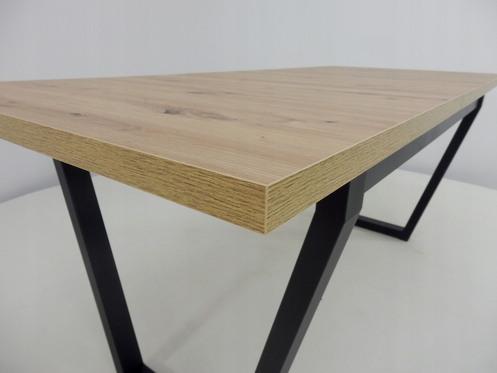 loftowy stół !! nowoczesny stół loft 80/140-180 Kształt blatu prostokątny