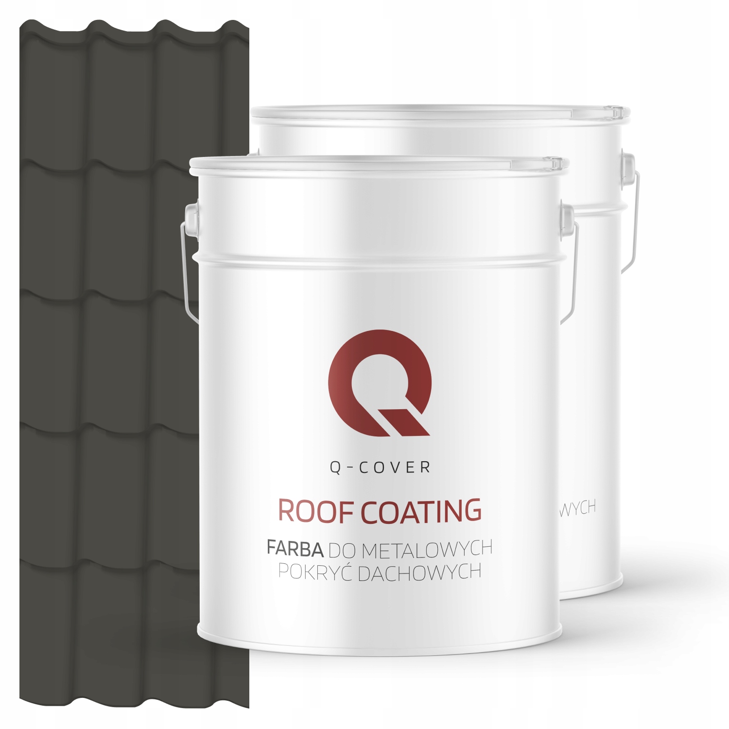 Farba Na Kovové Strechy Podkladová Šedá Tmavá Ral 7022 74 m2 Lesk