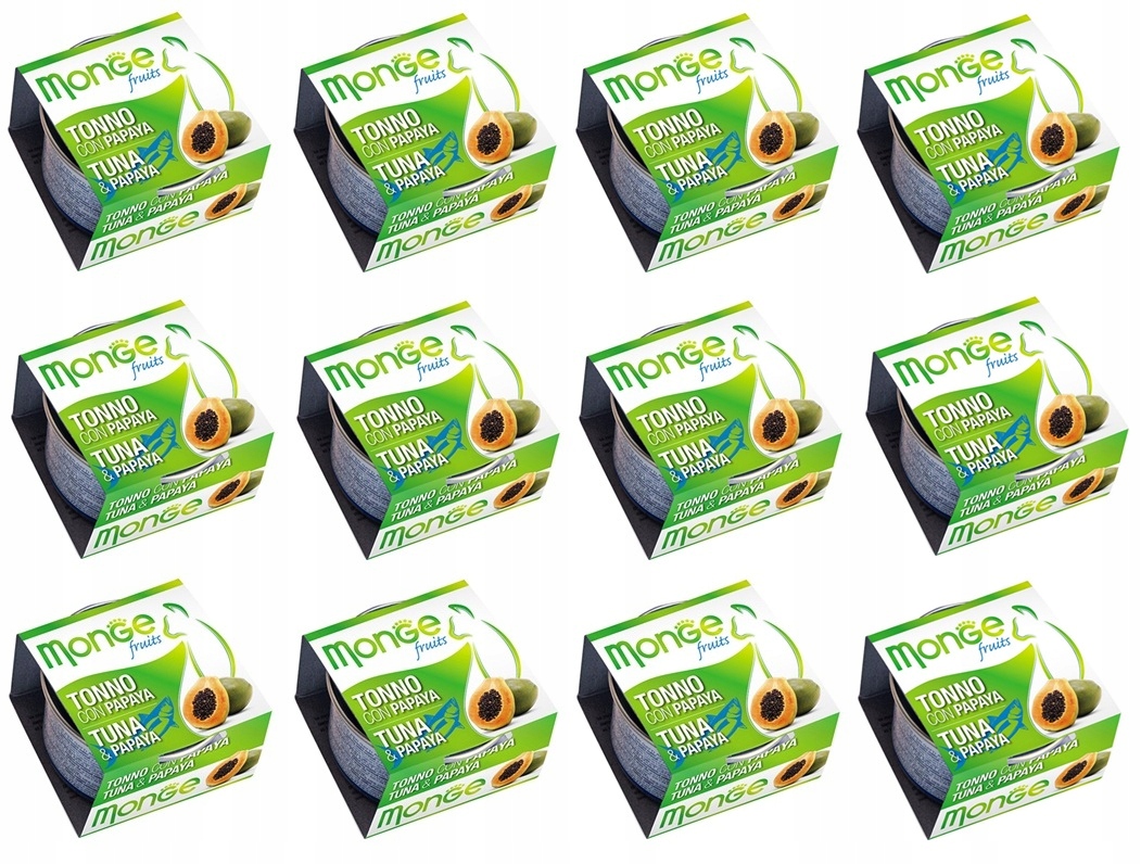 Monge Fruit – tuňák s papájou 12 x 80 g