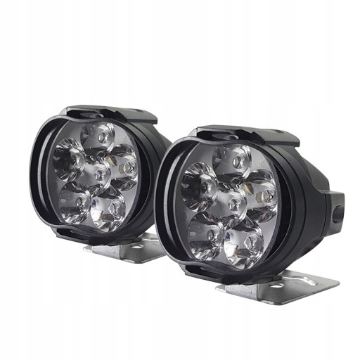REFLEKTOR HALOGEN LAMPA 12x LED MOTOCYKL MOTOR Marka bez marki