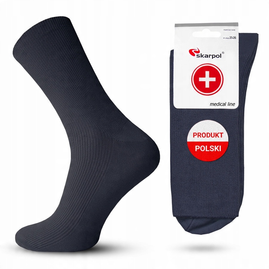 

Skarpety Bezuciskowe damskie medyczne *39-41