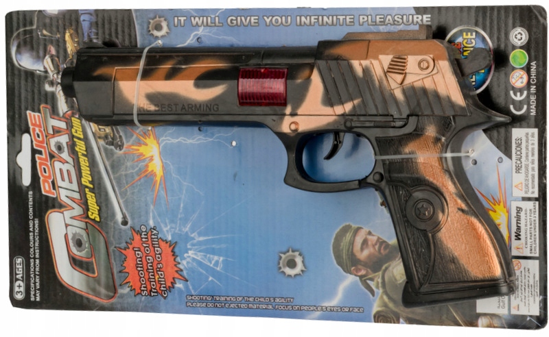 PISTOLET WOJSKOWY POLICYJNY TERKOTKA Materiał plastik inny