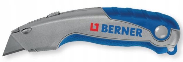 

Berner Nóż Trapezowy Z Blokadą +4 Dodatkowe Ostrza