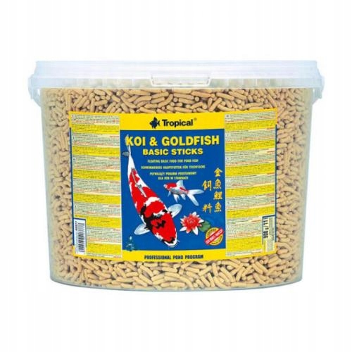 TROPICAL Koi Goldfish Basic Sticks pokarm ryb 11l