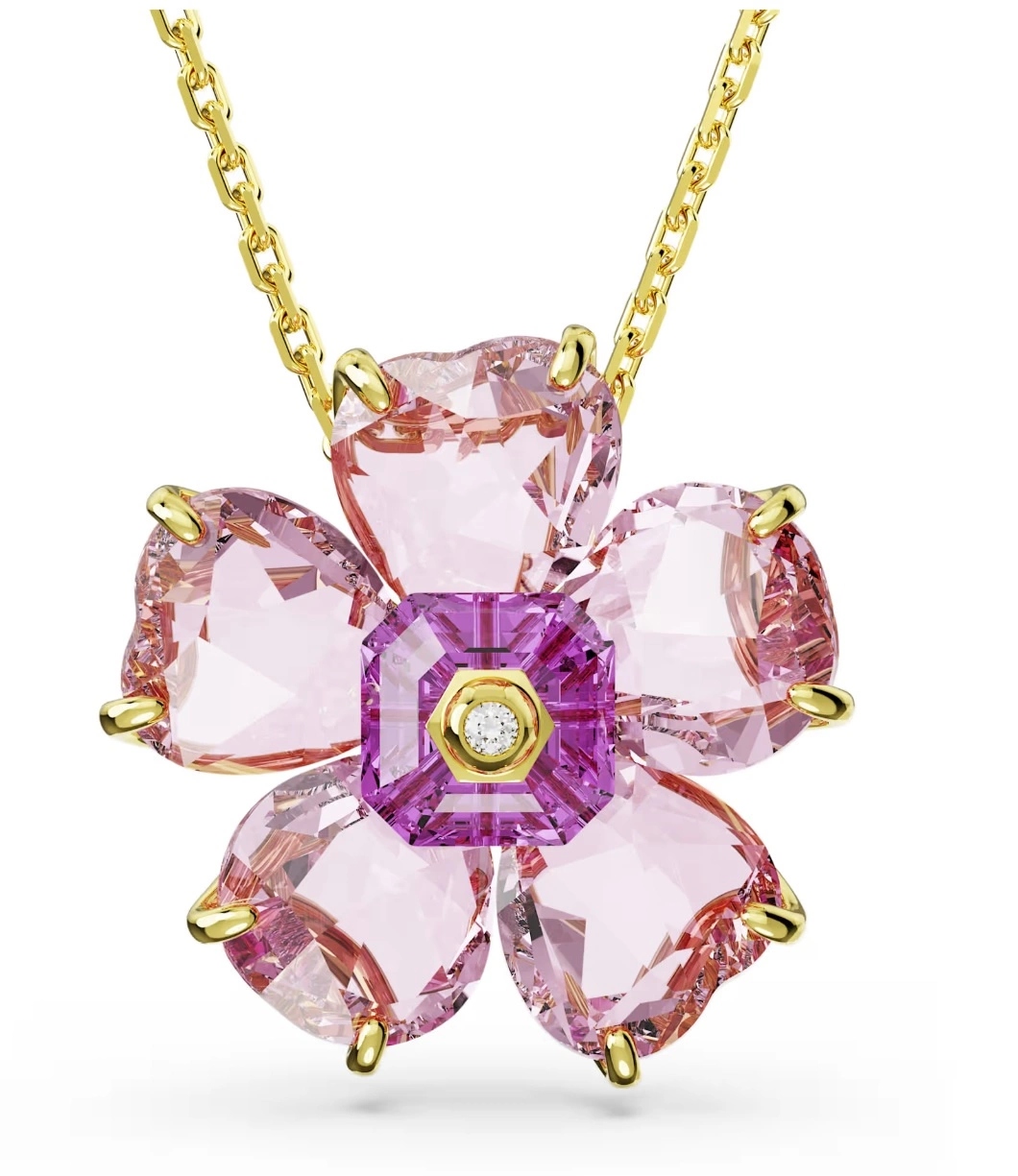 Dámský Náhrdelník Swarovski 5650569 Idylka S Krystaly, Květina