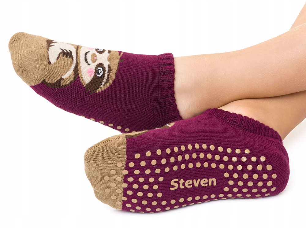 

Stopki frotte antypoślizgowe Abs 32-34 Bordo leniw
