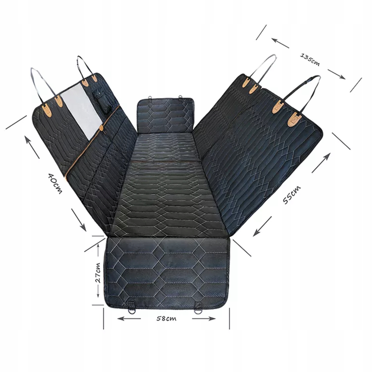 MATA DO SAMOCHODU DLA PSA NA SIEDZENIE POKROWIEC Materiał poliester