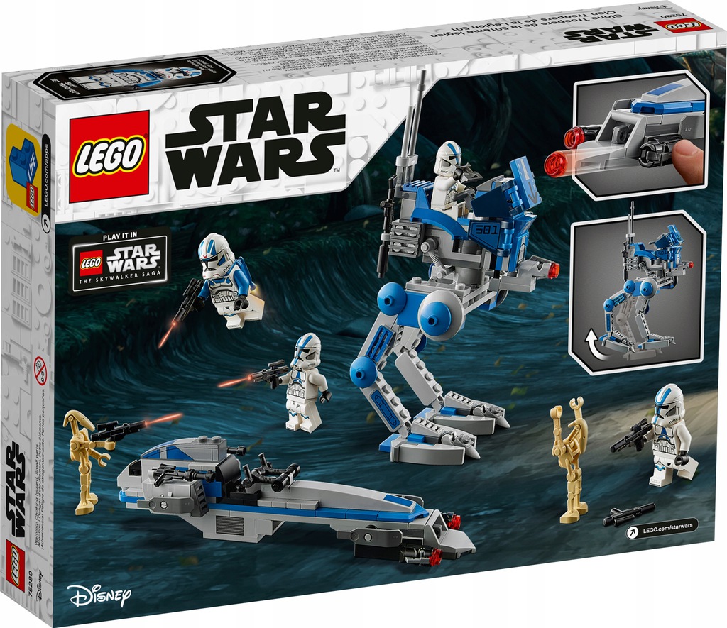 LEGO STAR WARS Żołnierze-klony z 501 legionu 75280 Marka LEGO