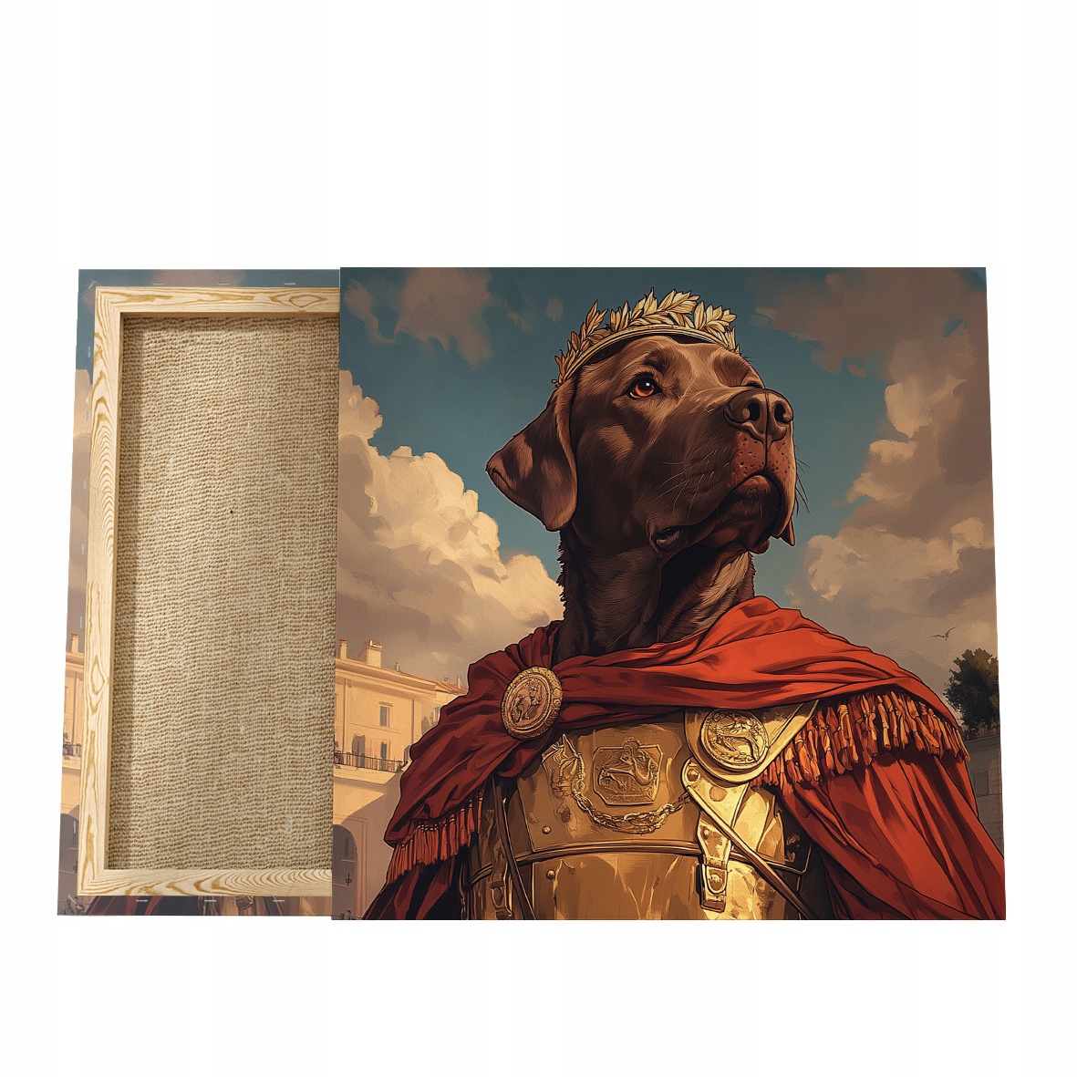 Obraz se psem Plátno Labrador Obraz s labradorem Pes Obraz, Portrét psa