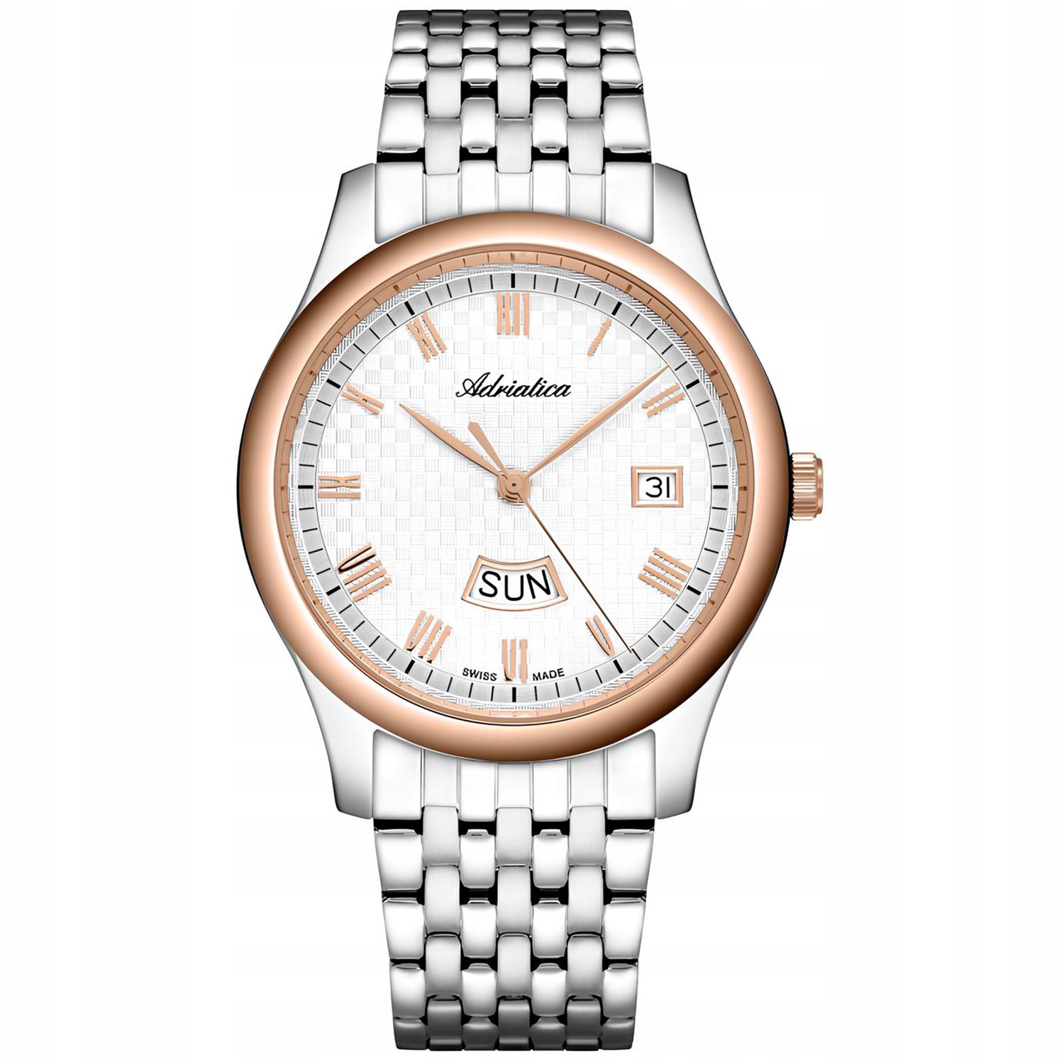 Pánské Hodinky Adriatica A1025.R163Q stříbrný náramek