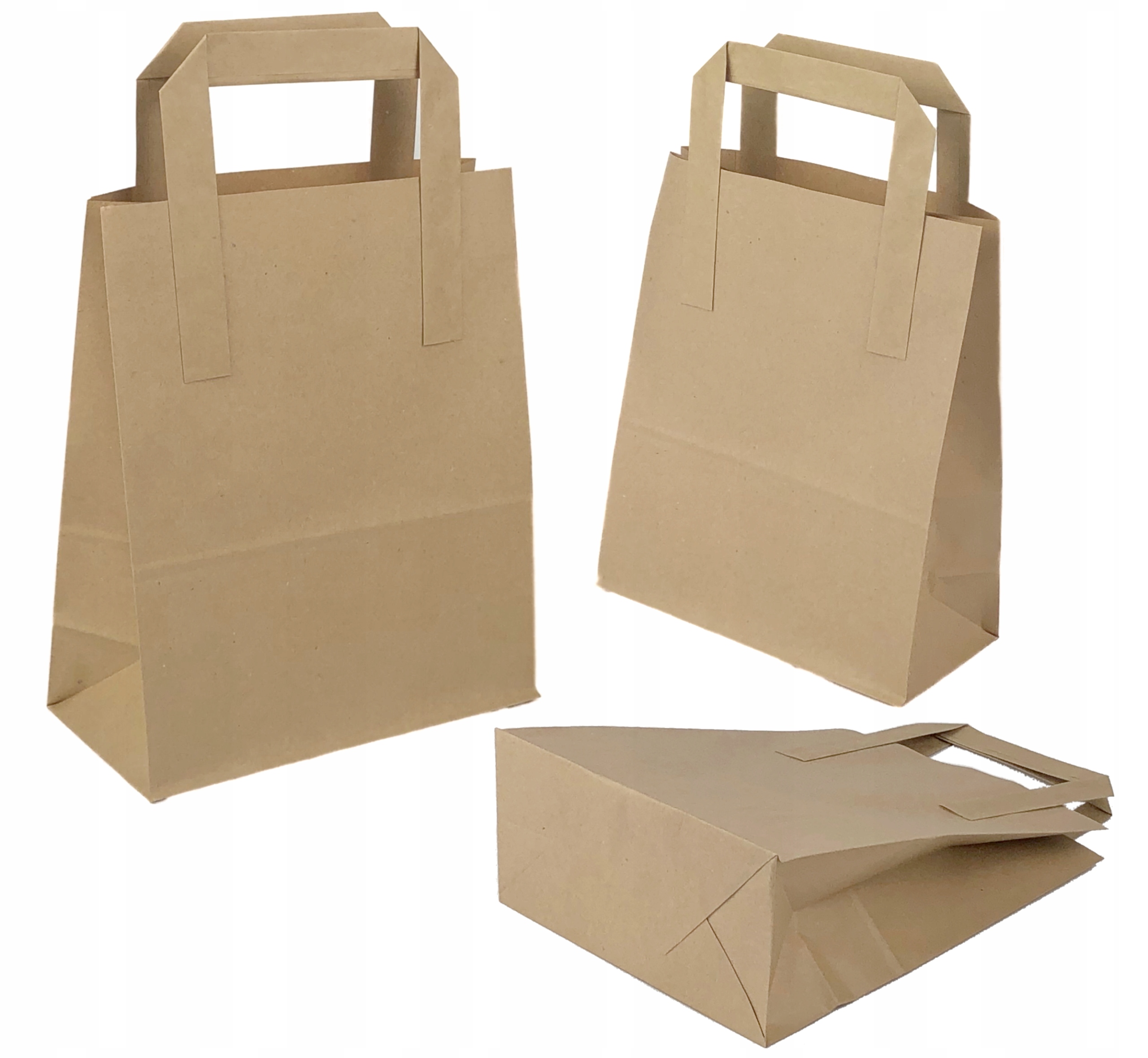 

Torba Papierowa A5 Torebki 18x9x23 250szt Brą Eko