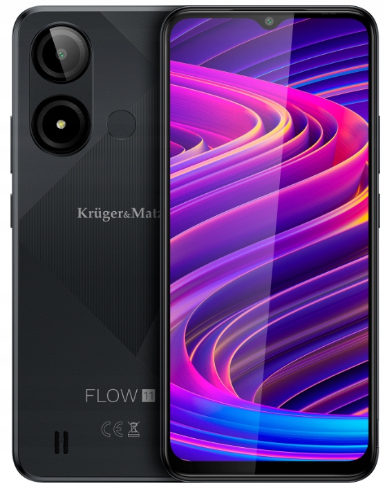 Smartphone Kruger&Matz Flow 11 6,56" 4/64GB DualSIM 4000 mAh Lte černý