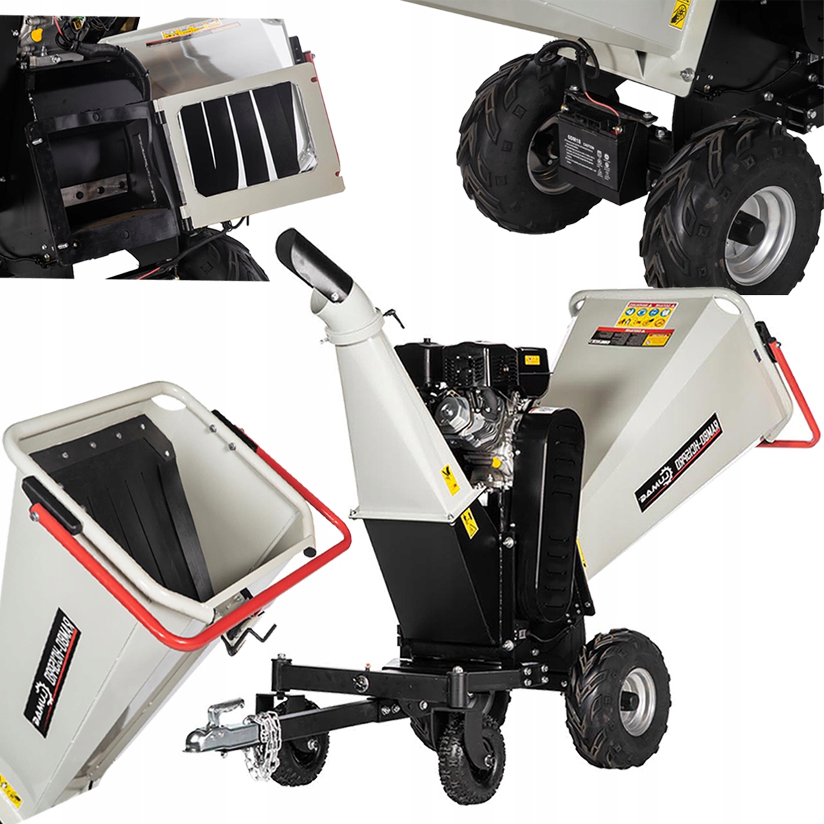 Rębak Lumag RAMBO-HC15PRO rozdrabniacz do gałęzi