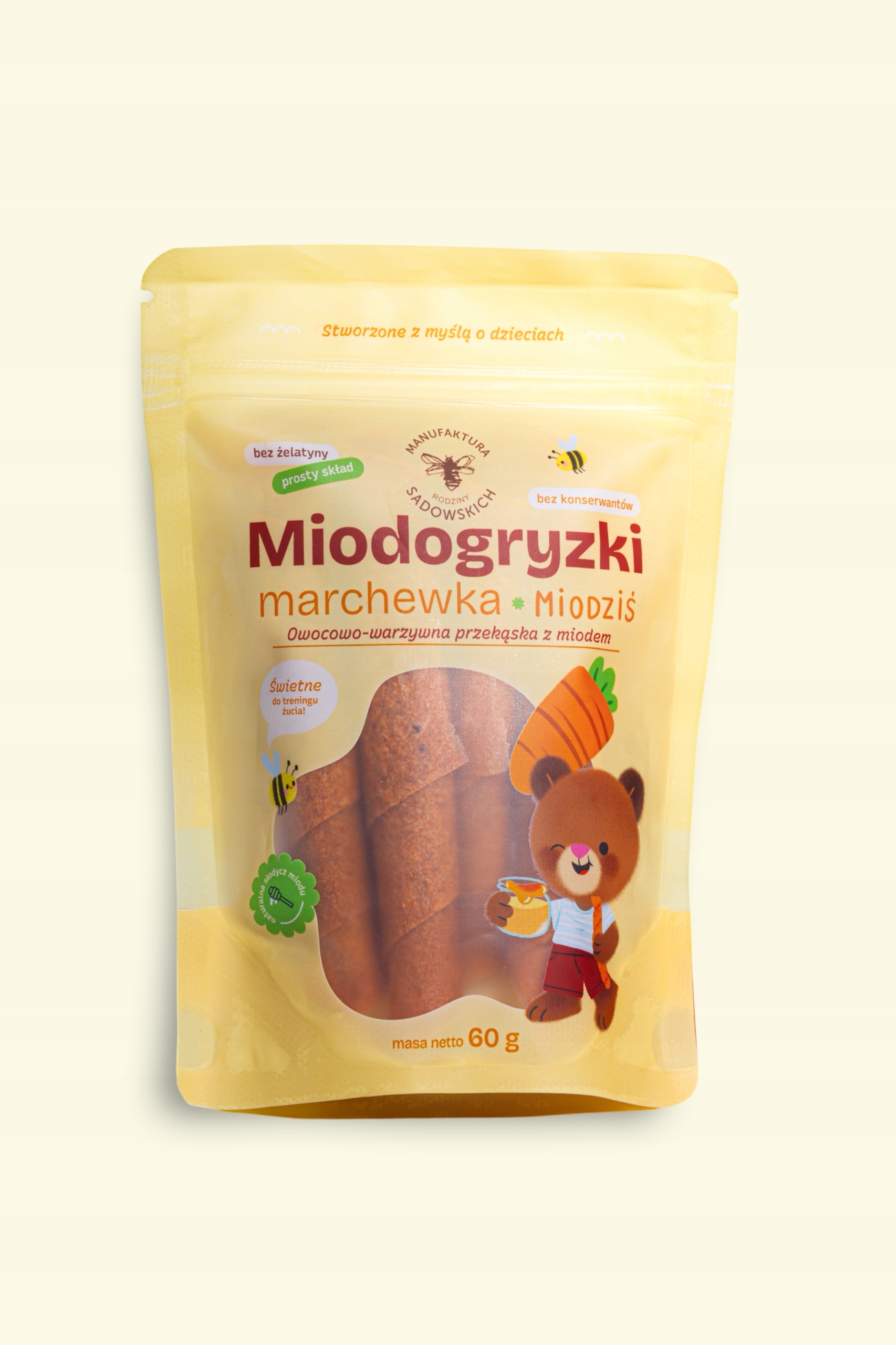 Miodogryzki Marchewka - 60 g