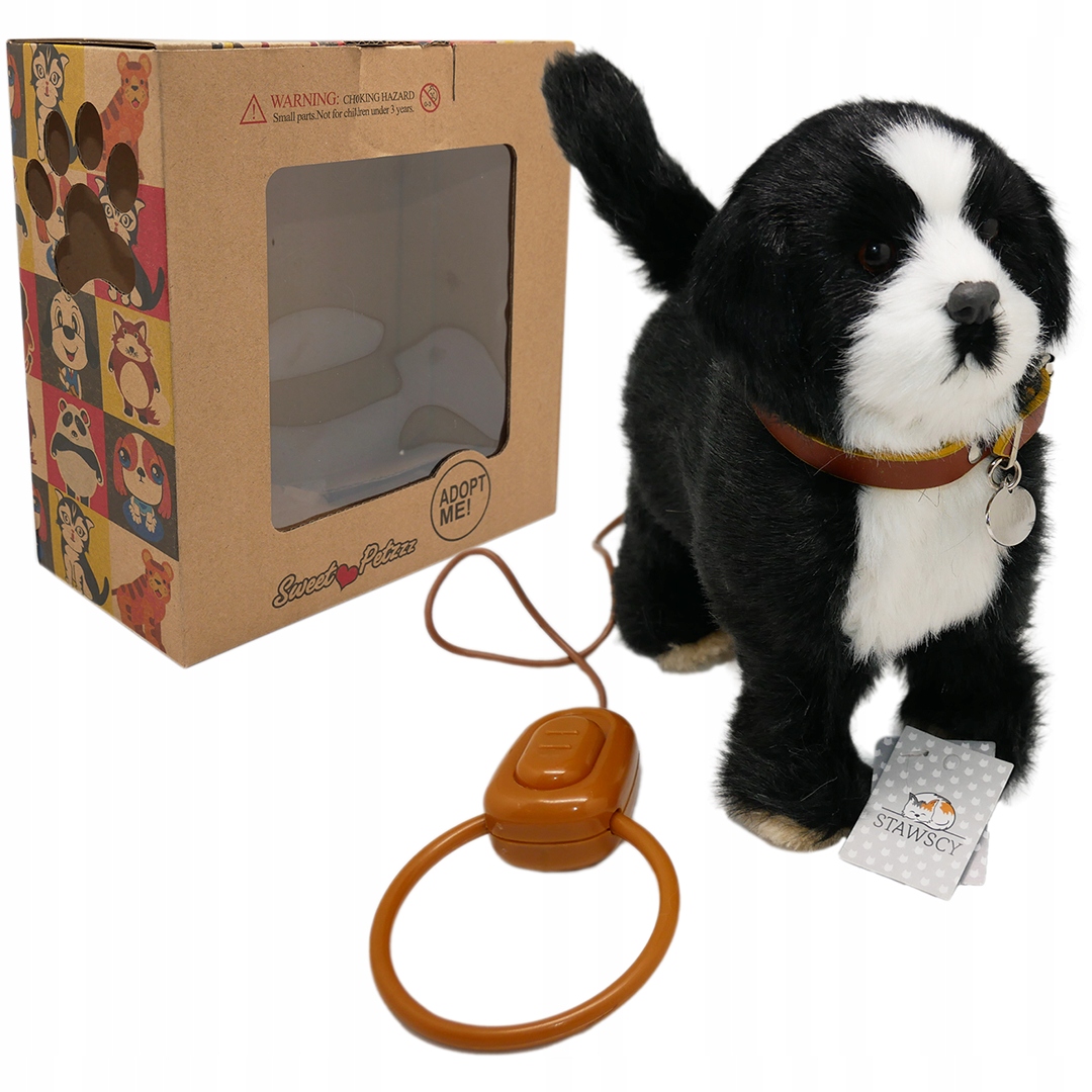 

Interaktywny Piesek Na Smyczy pies Chodzi Szczeka