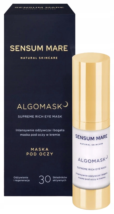Sensum Mare Algomask Intenzivně vyživující oční maska v krému 15 ml