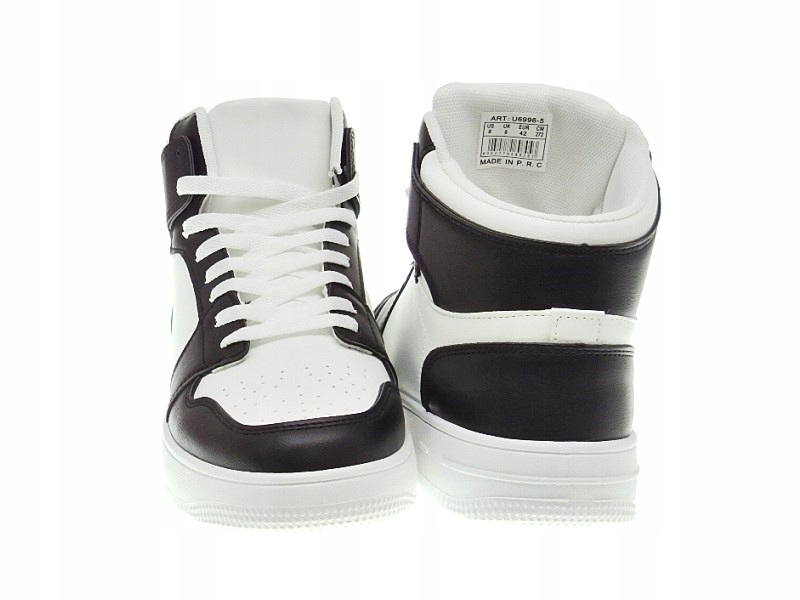 BUTY SPORTOWE ZA KOSTKĘ Black/white r.39 Rozmiar 39