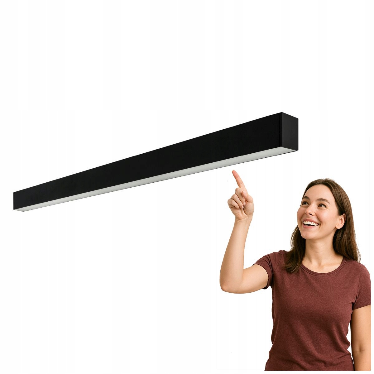 Stropná Led lampa 62W 3000K Traversi 200 -5470-200-BK-830-SF It